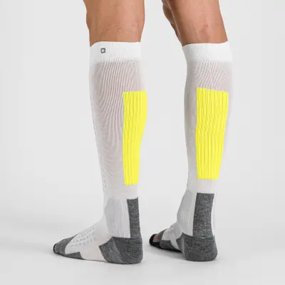 Sportful APEX LONG podkolienky biele/žlté