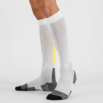 Sportful APEX LONG podkolienky biele/žlté