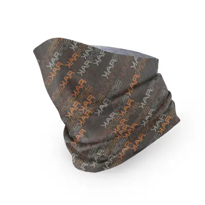 Karpos Coppolo Merino Nákrčník Black/Mahogany/Vibr.Orange