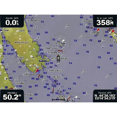 GPSMAP 4012 + plavebná mapa Dunaja