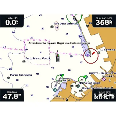GPSMAP 4012 + plavebná mapa Dunaja