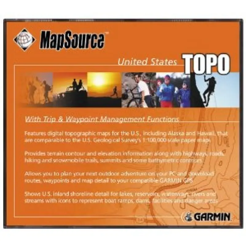 TOPO mapa - USA 1:100 000
