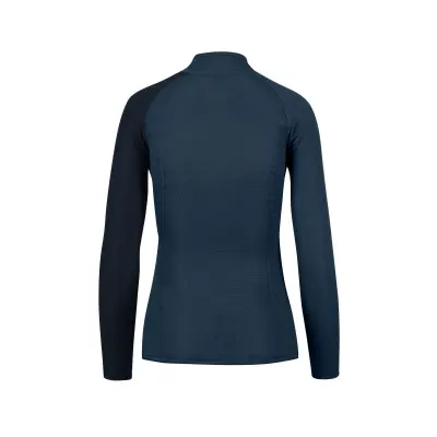 Karpos DINAMICO OCTA dámske tričko s DR, krátky zips Midnight/Vulcan
