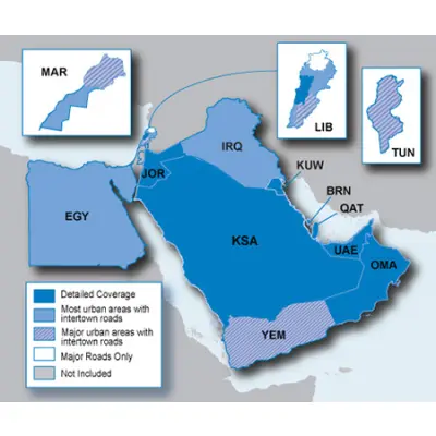 City Navigator Middle East & Northern Africa NT, microSD/SD