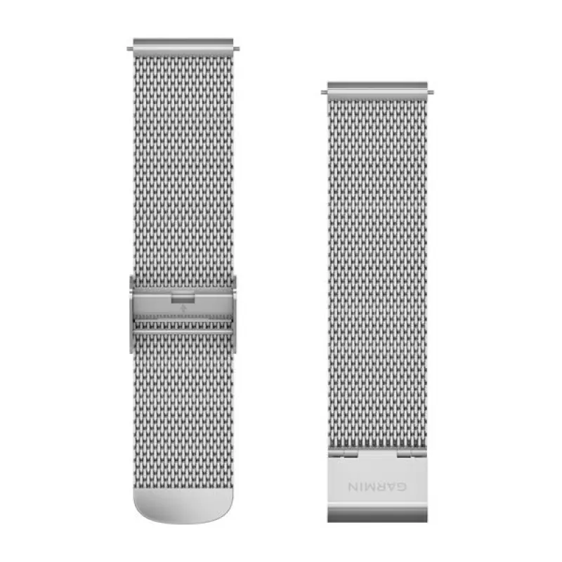 Quick Release (20 mm) remienok Silver Milanese, pletený 