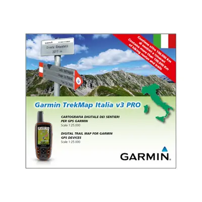 TOPO mapa - TrekMap Italia v6 PRO, microSD™/SD™
