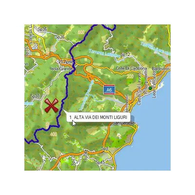 TOPO mapa - TrekMap Italia v6 PRO, microSD™/SD™