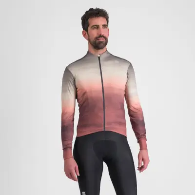 Sportful FLOW  SUPERGIARA THERMAL dres dusty red olive green