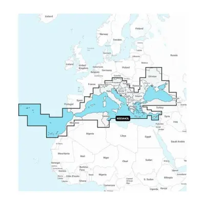 Garmin Navionics+ /NSEU643L/Stredozemné a Čierne More/LARGE