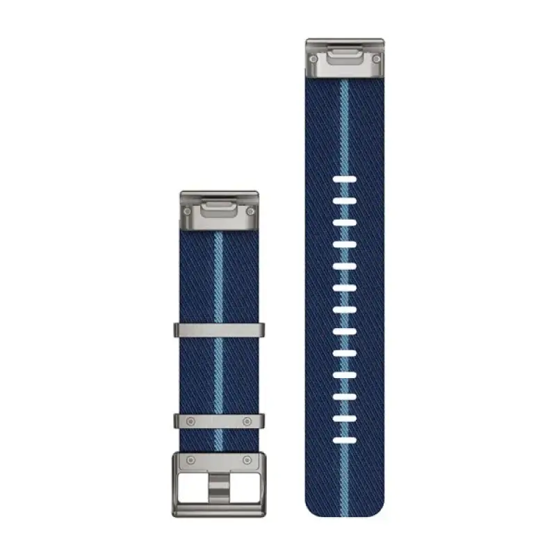 Nylonový remienok QuickFit 22 - Striped Indigo (MARQ)