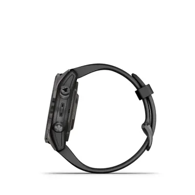 epix Pro (g2) Sapphire, 42mm, Carbon Grey DLC Titanium, Black band