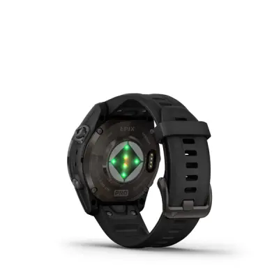epix Pro (g2) Sapphire, 42mm, Carbon Grey DLC Titanium, Black band