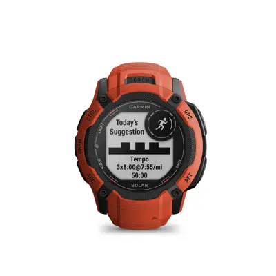 Instinct 2X Solar, Flame Red