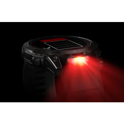 fenix 7X Pro Sapphire Solar, Carbon Gray DLC Titanium, Black Band