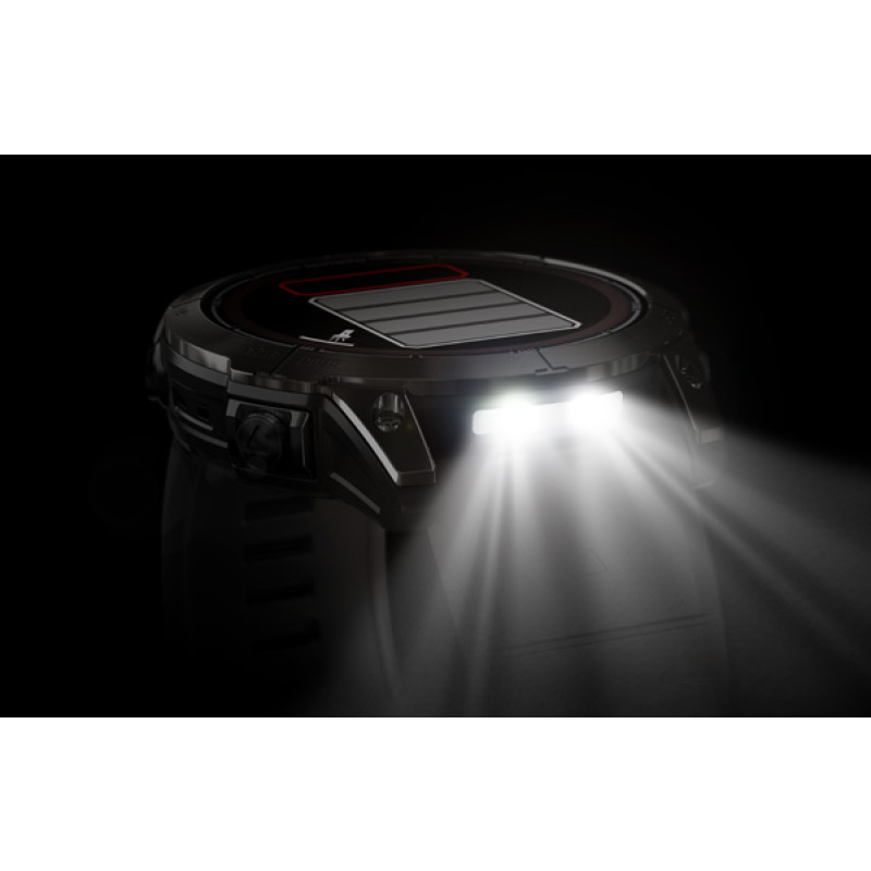 fenix 7X Pro Sapphire Solar, Carbon Gray DLC Titanium, Black Band