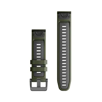 Silikonový remienok QuickFit 22 - Moss/Graphite