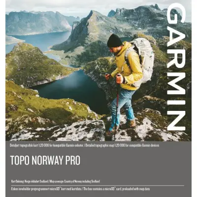 TOPO Nórsko PRO, microSD™/SD™