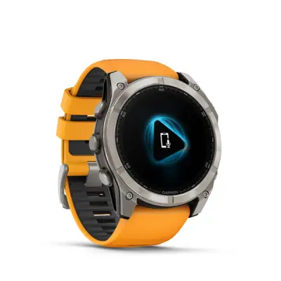 fenix 8 - 51mm, AMOLED, Sapphire, Titanium, Spark Orange/Graphite band