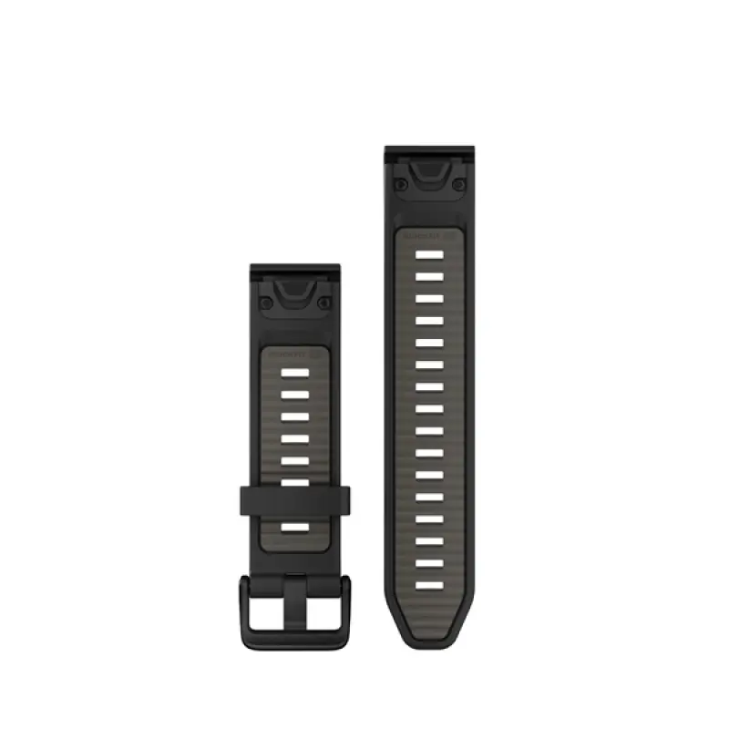 Silikonový remienok QuickFit 20 - Black/Pebble Gray
