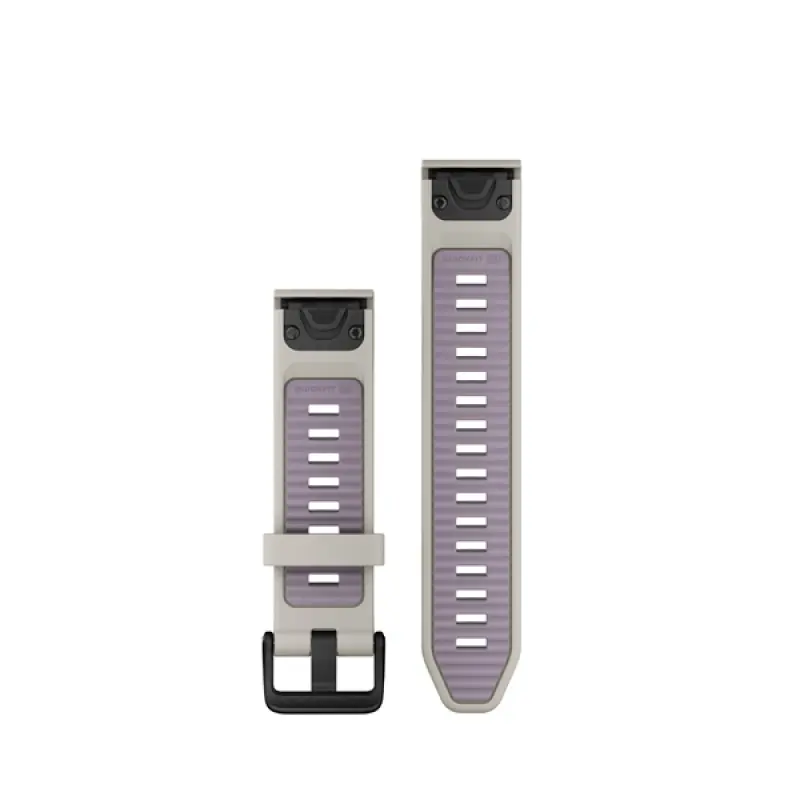 Silikonový remienok QuickFit 20 - Fog Gray/Lavender