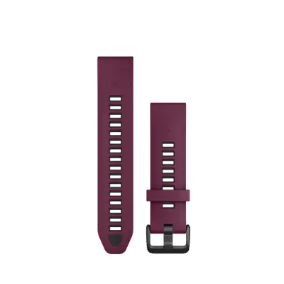 Silikonový remienok QuickFit 20 - Merlot/Graphite