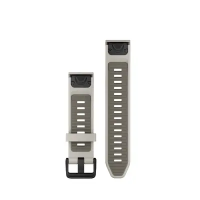 Silikonový remienok QuickFit 20 - Fog Gray/Dark Sandstone