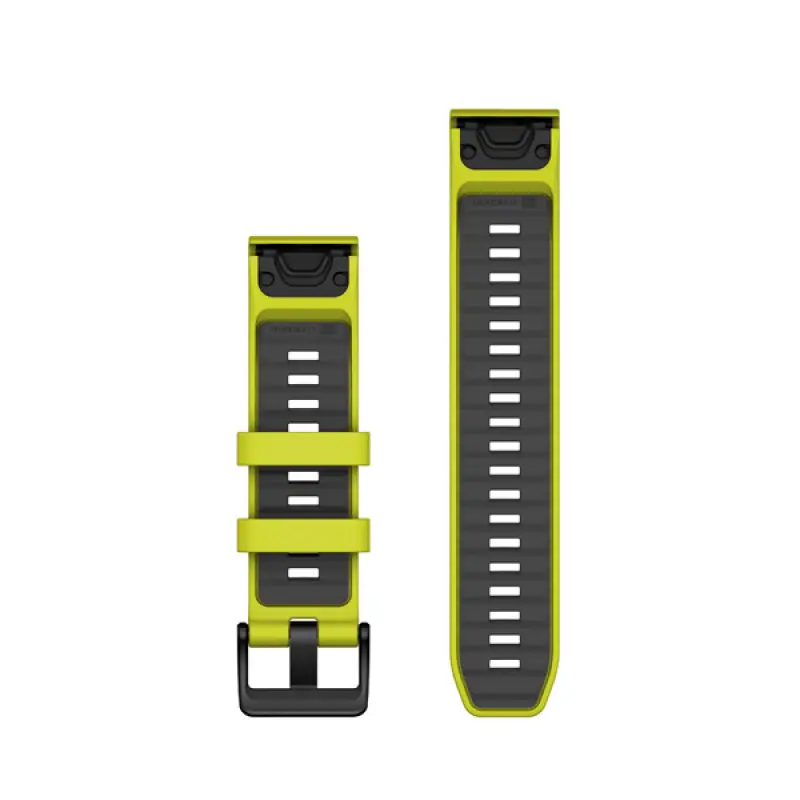 Silikonový remienok QuickFit 22 - Amp Yellow/Graphite