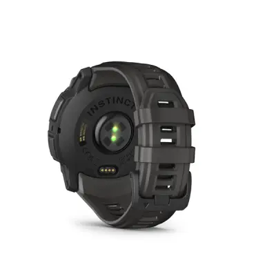 Instinct 3 - 50mm, AMOLED, Black, Charcoal silicone band 