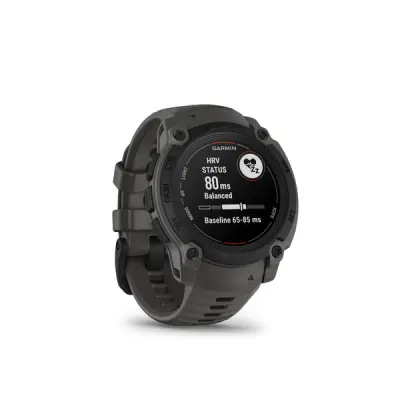 Instinct E - 40mm, Black, Charcoal silicone band