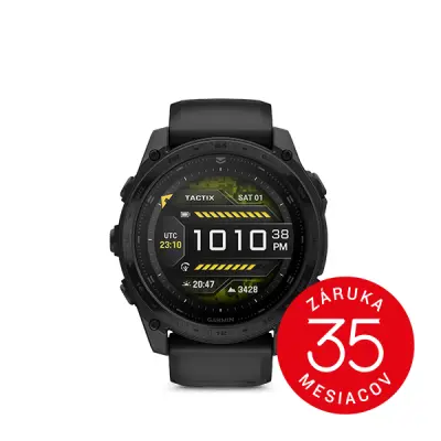 tactix 8 - 51mm, AMOLED, Sapphire, Black DLC Titanium, Tactical black nylon band (Applied Ballistics Ultralight™)