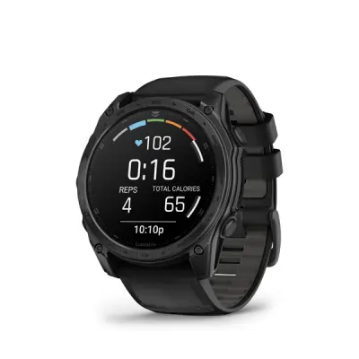 tactix 8 - 51mm, AMOLED, Sapphire, Black DLC Titanium, Tactical black nylon band (Applied Ballistics Ultralight™)