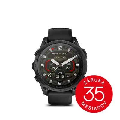 tactix 8 - 47mm, AMOLED, Sapphire, Black DLC Titanium, Black/Pebble Gray band  (Applied Ballistics Ultralight™)