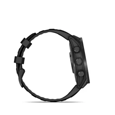 tactix 8 - 47mm, AMOLED, Sapphire, Black DLC Titanium, Black/Pebble Gray band  (Applied Ballistics Ultralight™)