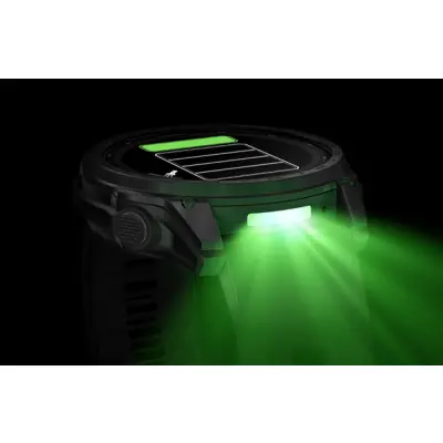 tactix 8 - 51mm, Sapphire Solar, Black DLC Titanium, tactical black nylon band (AB Ultralight)