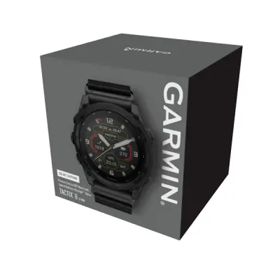 tactix 8 - 51mm, Sapphire Solar, Black DLC Titanium, tactical black nylon band (AB Ultralight)