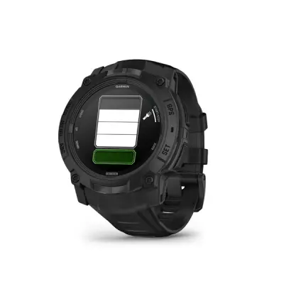 Instinct 3 - 50mm, AMOLED, Tactical Edition Black,  Black silicone band