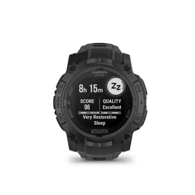 Instinct 3 - 50mm, Solar,Tactical Edition Black, Black silicone band 