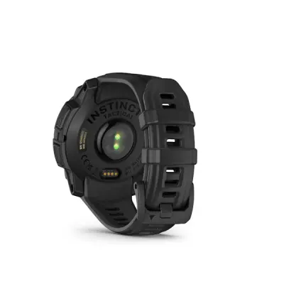 Instinct 3 - 45mm, Solar, Tactical Edition Black, Black silicone band