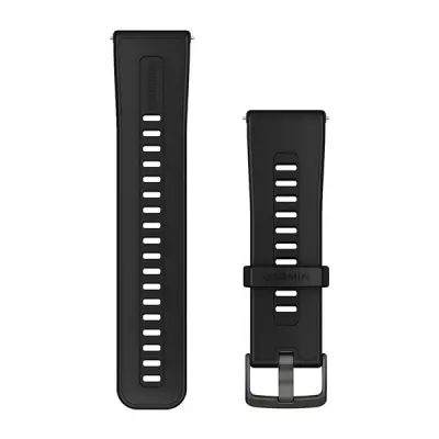 Quick Release (24 mm) remienok silikónový, Black