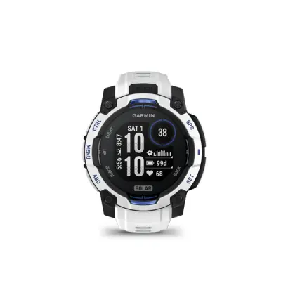 Instinct 3 - 45mm, Solar, Whitestone, Whitestone silicone band
