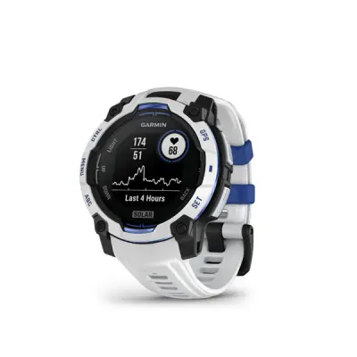 Instinct 3 - 45mm, Solar, Whitestone, Whitestone silicone band