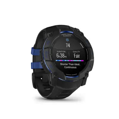 Instinct 3 - 50mm, AMOLED, Black, Charcoal silicone band