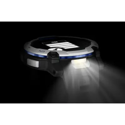 Instinct 3 - 50mm, Solar, Whitestone, Black silicone band 