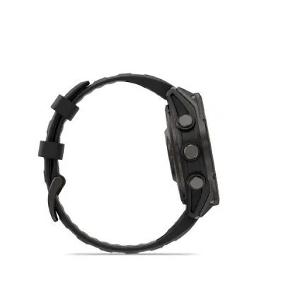 fenix 8 Pro - 47mm, AMOLED, Sapphire, Carbon Gray DLC Titanium, Black/Pebble Gray band