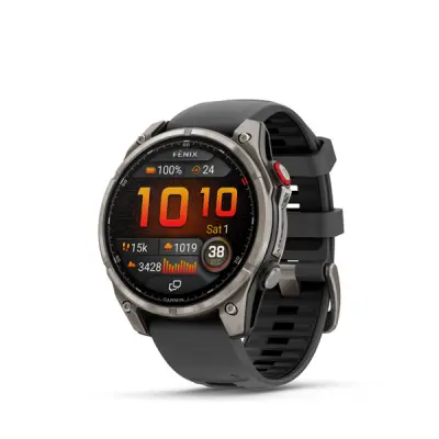 fenix 8 Pro - 47mm, AMOLED, Sapphire, Titanium, Graphite/Black band