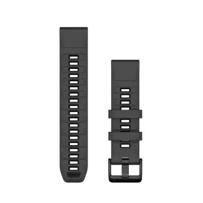 Silikonový remienok QuickFit 22 - Graphite/Black