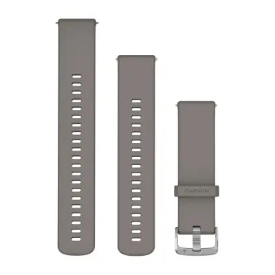 Quick Release (22 mm) remienok silikónový, Silver Gray