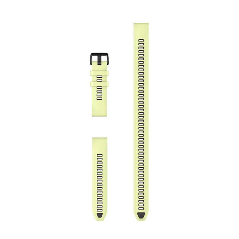Silikonový remienok QuickFit 20 - Citron (+ extra dlhý remienok)
