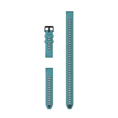 Silikonový remienok QuickFit 20 - Turquoise (+ extra dlhý remienok)
