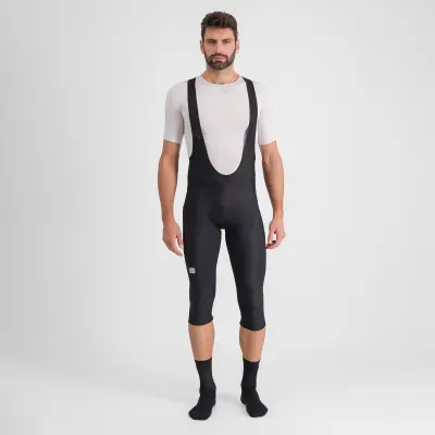 Sportful NEO 3/4 nohavice s trakmi čierne